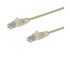 STARTECH Cavo di Rete Ethernet Snagless CAT6 da 1m - Cavo Patch antigroviglio slim RJ45 - Grigio