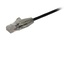 STARTECH Cavo di Rete Ethernet Snagless CAT6 da 2,5m - Cavo Patch antigroviglio slim RJ45 - Nero