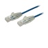 STARTECH Cavo di Rete Ethernet Snagless CAT6 da 2m - Cavo Patch antigroviglio slim RJ45 - Blu