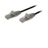 STARTECH Cavo di Rete Ethernet Snagless CAT6 da 50cm - Cavo Patch antigroviglio slim RJ45 - Nero