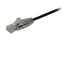 STARTECH Cavo di Rete Ethernet Snagless CAT6 da 50cm - Cavo Patch antigroviglio slim RJ45 - Nero