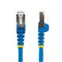 STARTECH .com Cavo Ethernet CAT 6a - 10m - Blu - Cavo di rete LAN Low Smoke Zero Halogen (LSZH) - 10GbE 500MHz 100W PoE++ - Filo/Cavo patch schermato S/FTP con spinotto RJ45 antigroviglio e rilievi di trazione