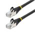 STARTECH .com Cavo Ethernet CAT 6a - 10m - Nero - Cavo di rete LAN Low Smoke Zero Halogen (LSZH) - 10GbE 500MHz 100W PoE++ - Filo/Cavo patch schermato S/FTP con spinotto RJ45 antigroviglio e rilievi di trazione