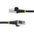 STARTECH .com Cavo Ethernet CAT 6a - 3m - Nero - Cavo di rete LAN Low Smoke Zero Halogen (LSZH) - 10GbE 500MHz 100W PoE++ - Filo/Cavo patch schermato S/FTP con spinotto RJ45 antigroviglio e rilievi di trazione