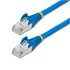 STARTECH .com Cavo Ethernet CAT 6a - 7,5m - Blu - Cavo di rete LAN Low Smoke Zero Halogen (LSZH) - 10GbE 500MHz 100W PoE++ - Filo/Cavo patch schermato S/FTP con spinotto RJ45 antigroviglio e rilievi di trazione
