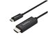 STARTECH Cavo HDMI a USB-C da 1m - Cavetto USB 3.1 Tipo C a HDMI - 4k a 60Hz - Nero