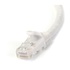 STARTECH Cavo patch antigroviglio UTP RJ45 Cat6 Gigabit 15 m bianco - Cavo patch 15 m