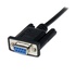 STARTECH Cavo seriale null modem DB9 RS232 nero 2 m - F/M