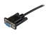 STARTECH Cavo Seriale RS232 / DB9 Null Modem da 1m - nero Femmina/Femmina