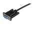 STARTECH Cavo Seriale RS232 / DB9 Null Modem da 2m - nero Femmina/Femmina