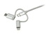 STARTECH Cavo USB-C Multi Carica - Lightning USB, Micro-B - Intrecciato - 1m