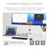 STARTECH .com Docking station USB4, USB-C 40Gbps, doppio video HDMI, fino a 2x 4K 60Hz 4:4:4 (RGB) o 2x 4K 120Hz 4:2:2, dock multi monitor, 6x USB, 2,5GbE, 100W PD