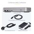 STARTECH .com Docking station USB4, USB-C 40Gbps, doppio video HDMI, fino a 2x 4K 60Hz 4:4:4 (RGB) o 2x 4K 120Hz 4:2:2, dock multi monitor, 6x USB, 2,5GbE, 100W PD