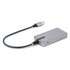 STARTECH .com Hub USB a 3 porte con Ethernet - Hub USB 3.0 5Gbps alimentato via bus - Hub splitter USB-A a 3x USB-A portatile per desktop/notebook con ingresso di alimentazione ausiliaria opzionale - Cavo da 30 cm