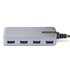 STARTECH .com Hub USB a 4 porte - Hub USB 3.0 5Gbps alimentato via bus - Hub splitter da USB-A a 4x USB-A portatile per desktop/notebook con ingresso di alimentazione ausiliaria opzionale - Cavo da 30 cm