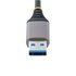 STARTECH .com Hub USB a 4 porte - Hub USB 3.0 5Gbps alimentato via bus - Hub splitter da USB-A a 4x USB-A portatile per desktop/notebook con ingresso di alimentazione ausiliaria opzionale - Cavo da 30 cm