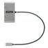 STARTECH .com Hub USB-C con Ethernet a 3 porte - Adattatore USB Type-C con 3x USB-A e 1X Ethernet Gigabit - Splitter USB C Alimentato da Bus- USB 3.0 5Gbps - Hub Portatile USB-C/USB-A - Cavo Integrato da 30cm - GbE