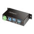 STARTECH .com Hub USB gestito a 4 Porte con 4x USB-A, Alloggiamento industriale in metallo resistente, Protezione ESD e contro le sovratensioni, Montabile a parete/scrivania/supporto, USB 3.0/3.1/3.2 Gen 1 5Gbps