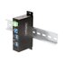 STARTECH .com Hub USB gestito a 4 Porte con 4x USB-A, Alloggiamento industriale in metallo resistente, Protezione ESD e contro le sovratensioni, Montabile a parete/scrivania/supporto, USB 3.0/3.1/3.2 Gen 1 5Gbps
