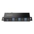 STARTECH .com Hub USB gestito a 7 Porte con 7x USB-A, Alloggiamento industriale in metallo resistente, Protezione ESD e contro le sovratensioni, Montabile a parete/scrivania/supporto, USB 3.0/3.1/3.2 Gen 1 5Gbps