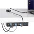 STARTECH .com Hub USB gestito a 7 Porte con 7x USB-A, Alloggiamento industriale in metallo resistente, Protezione ESD e contro le sovratensioni, Montabile a parete/scrivania/supporto, USB 3.0/3.1/3.2 Gen 1 5Gbps