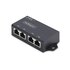 STARTECH .com Iniettore PoE+ Midspan a 2 Porte Gigabit - Alimentatore Power Over Ethernet 10/100/1000Mbps, Ripetitore PoE (802.3af/at), Adattatore PoE Attivo da 30W