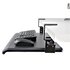 STARTECH .com Porta tastiera estraibile per scrivania; Ripiano estraibile ergonomico per tastiera con morsetto a C, Mensola scorrevole per tastiera e mouse regolabile in altezza; Fino a 12Kg