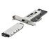 STARTECH .com Rack rimovibile per SSD M.2 NVMe a PCIe x4 / Backplane mobile per slot di espansione PCI Express, Installazione senza attrezzi, Alloggiamento PCIe 4.0/3.0 Hot-Swap, Blocco a chiave