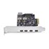 STARTECH .com Scheda di Espansione PCIe USB a 5 porte, USB 3.2 10Gbps, scheda PCI Express con 4 porte USB-C, 1 porta interna USB-A, scheda controller PCIe USB, Windows/macOS/Linux