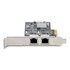 STARTECH .com Scheda di rete 2.5 Gigabit a 2 porte - Scheda Ethernet PCIe da 2,5 Gbps NBASE-T, Intel I225-V, Scheda di rete per PC, NIC Multi-Gigabit, Scheda LAN per server PCI Express, Interfaccia Ethernet