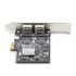 STARTECH .com Scheda di rete 2.5 Gigabit a 2 porte - Scheda Ethernet PCIe da 2,5 Gbps NBASE-T, Intel I225-V, Scheda di rete per PC, NIC Multi-Gigabit, Scheda LAN per server PCI Express, Interfaccia Ethernet