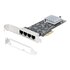 STARTECH .com Scheda di rete 2.5 Gigabit a 4 porte - Scheda Ethernet PCIe da 2,5 Gbps NBASE-T, Intel I225-V, Scheda di rete per PC, NIC Multi-Gigabit, Scheda LAN per server PCI Express, Interfaccia Ethernet