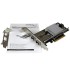 STARTECH PCI Express in Fibra ottica da 10Gb con 2 porte SFP+ aperto con Chip Intel