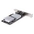 STARTECH .com Scheda di Rete PCIe 10GbE a 2 Porte - Scheda di Espansione Ethernet Gigabit per PC/Server, Adattatore di Rete PCI Express Six-Speed con Jumbo Frame, Scheda di Interfaccia LAN/NIC 10GBASE-T e NBASE-T