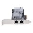 STARTECH .com Scheda di Rete PCIe 10GbE a 2 Porte - Scheda di Espansione Ethernet Gigabit per PC/Server, Adattatore di Rete PCI Express Six-Speed con Jumbo Frame, Scheda di Interfaccia LAN/NIC 10GBASE-T e NBASE-T