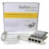 STARTECH PCIe Gigabit Power over Ethernet a 4 porte - Adattatore PCI express - Intel I350 NIC
