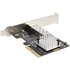 STARTECH .com Scheda di Rete PCIe SFP+ 10G - Adattatore Ethernet con Porta SFP+, NIC PCIe Fibra Ottica 10Gigabit - SFP+ Aperto per Modulo e Cavi Conformi MSA, Scheda di Rete Gigabit PCI Express SFP+