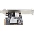 STARTECH .com Scheda di Rete PCIe SFP+ 10G - Adattatore Ethernet con Porta SFP+, NIC PCIe Fibra Ottica 10Gigabit - SFP+ Aperto per Modulo e Cavi Conformi MSA, Scheda di Rete Gigabit PCI Express SFP+