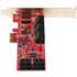 STARTECH .com Scheda PCIe SATA - Scheda di Espansione PCIe SATA a 10 porte - 6 Gbps - Staffa a Profilo Basso/Alto - 10 Connettori SATA - ASM1062 Senza Raid - Convertitore da PCI Express a SATA