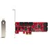 STARTECH .com Scheda PCIe SATA - Scheda di Espansione PCIe SATA a 10 porte - 6 Gbps - Staffa a Profilo Basso/Alto - 10 Connettori SATA - ASM1062 Senza Raid - Convertitore da PCI Express a SATA