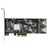 STARTECH .com Scheda SATA PCI Express a 8 porte - Adattatore/convertitore PCI Express GEN 2 per SSD/HDD SATA 3 con 4 Controller Host - Scheda di Espansione SATA PCIe x 4 Gen 2 a SATA III 6 Gbps