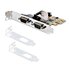 STARTECH .com Scheda seriale PCI Express a due porte - Scheda di interfaccia seriale da PCIe a 2x RS232 (DB9)- Scheda PCIe con staffe standard o a basso profilo - 16C1050 UART - Ritenzione COM - Windows e Linux