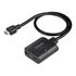 STARTECH Splitter HDMI 4K a 2 Porte - Sdoppiatore Video HDMI 2.0 4K 60Hz con 1 Ingresso e 2 Uscite - Hub HDMI HDR/HDCP 2.2 - Multipresa HDMI con cavo da 50 cm - Alimentazione da USB o con Alimentatore (incl.)