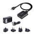 STARTECH Splitter HDMI 4K a 2 Porte - Sdoppiatore Video HDMI 2.0 4K 60Hz con 1 Ingresso e 2 Uscite - Hub HDMI HDR/HDCP 2.2 - Multipresa HDMI con cavo da 50 cm - Alimentazione da USB o con Alimentatore (incl.)