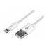 STARTECH Connettore Lightning Apple a USB di tipo Slim per iPhone / iPod / iPad da 1m - Bianco