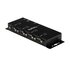 STARTECH Hub adattatore seriale USB a DB9 RS232 4 porte – Guide DIN industriali DIN e montabile a parete