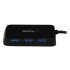 STARTECH Hub Mini USB 3.0 SuperSpeed a 4 porte portatile - Nero