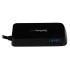 STARTECH Hub Mini USB 3.0 SuperSpeed a 4 porte portatile - Nero