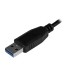 STARTECH Hub Mini USB 3.0 SuperSpeed a 4 porte portatile - Nero