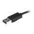 STARTECH Hub USB 2.0 portatile a 4 porte con cavo integrato - Perno e Concentratore USB compatto - Mini Hub USB2.0